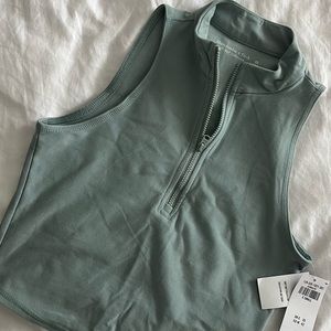 Abercrombie zip tank top